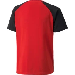 PUMA teamPACER Voetbalshirt Kids Rood Zwart Wit