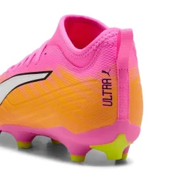 PUMA Ultra 6 Match Gras / Kunstgras Voetbalschoenen (MG) Kids Felroze Blauw Geel