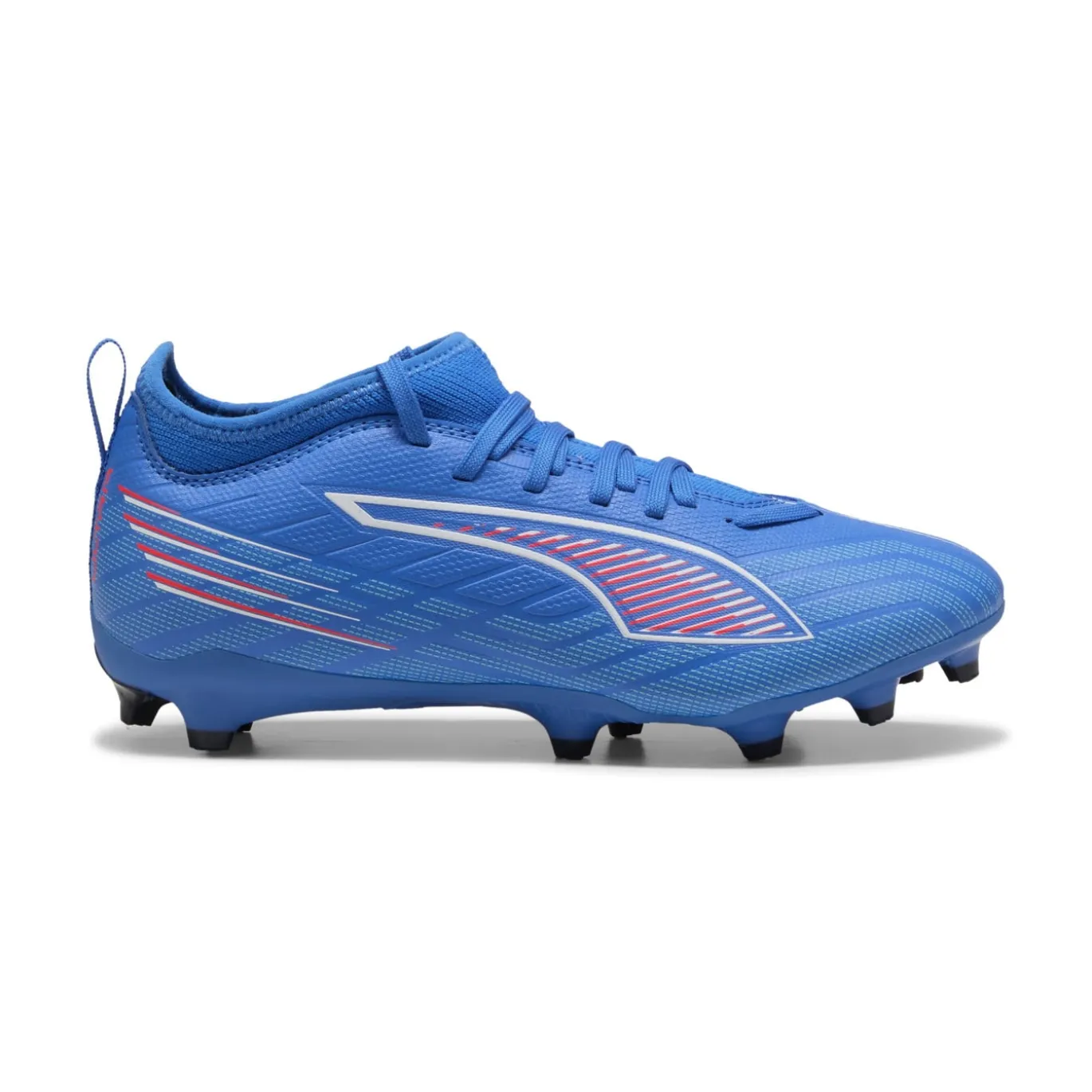 PUMA Ultra 6 Match Gras / Kunstgras Voetbalschoenen (MG) Kids Blauw Wit Felrood
