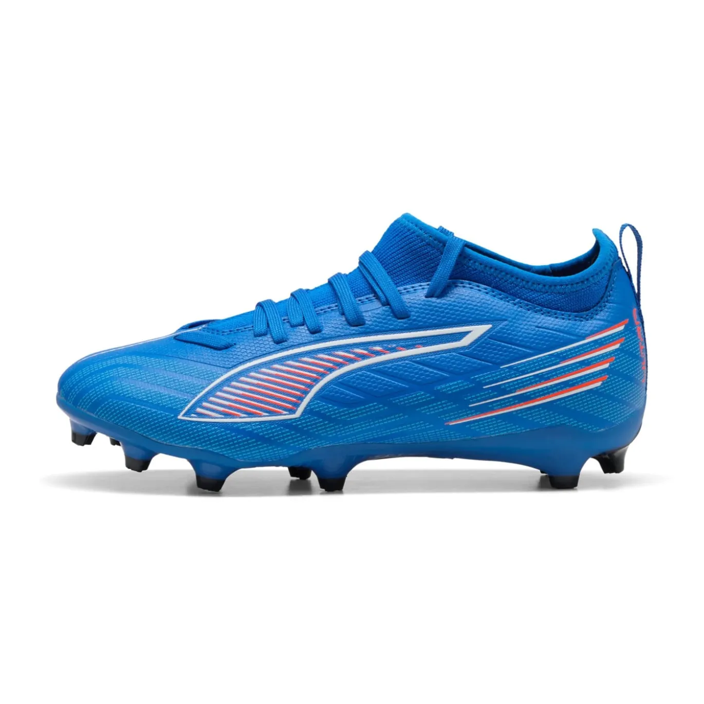 PUMA Ultra 6 Match Gras / Kunstgras Voetbalschoenen (MG) Kids Blauw Wit Felrood