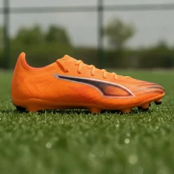 PUMA Ultra 6 Match Gras / Kunstgras Voetbalschoenen (MG) Oranje Zwart Zilver