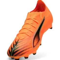 PUMA Ultra 6 Match Gras / Kunstgras Voetbalschoenen (MG) Oranje Zwart Zilver