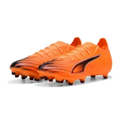 PUMA Ultra 6 Match Gras / Kunstgras Voetbalschoenen (MG) Oranje Zwart Zilver