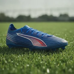 PUMA Ultra 6 Match Gras / Kunstgras Voetbalschoenen (MG) Blauw Wit Felrood