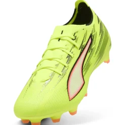 PUMA Ultra 6 Match Gras / Kunstgras Voetbalschoenen (MG) Neongeel Rood Zwart