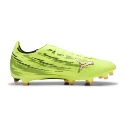 PUMA Ultra 6 Match Gras / Kunstgras Voetbalschoenen (MG) Neongeel Rood Zwart