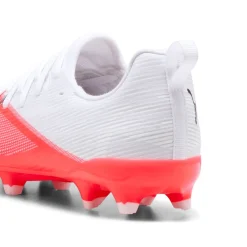 PUMA Ultra 7 Match Gras / Kunstgras Voetbalschoenen (MG) Kids Wit Felrood Zwart