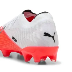 PUMA Ultra Nitro 7 Match Gras / Kunstgras Voetbalschoenen (MG) Wit Felrood Zwart
