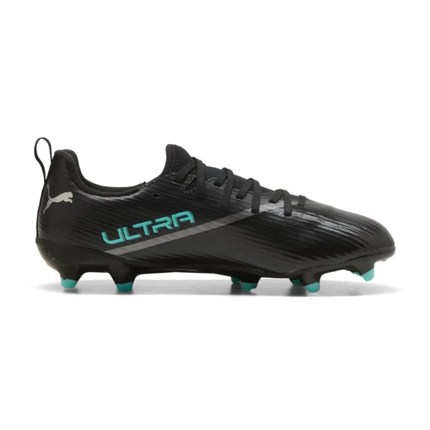 PUMA Ultra Nitro 7 Match Gras / Kunstgras Voetbalschoenen (MG) Kids Zwart Intense Mint