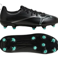 PUMA Ultra Nitro 7 Match Gras / Kunstgras Voetbalschoenen (MG) Kids Zwart Intense Mint
