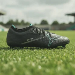 PUMA Ultra Nitro 7 Match Gras / Kunstgras Voetbalschoenen (MG) Zwart Intense Mint
