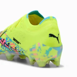 PUMA Ultra Nitro 7 Ultimate ADV Gras Voetbalschoenen (FG) Neongroen Felblauw Felroze