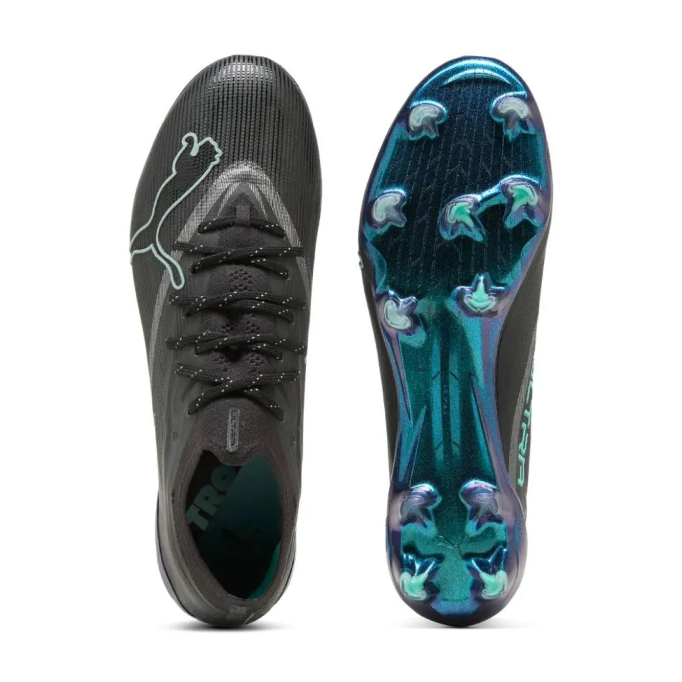 PUMA Ultra Nitro 7 Ultimate Gras Voetbalschoenen (FG) Zwart Intense Mint