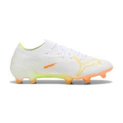 PUMA Ultra Nitro 7 Ultimate Gras Voetbalschoenen (FG) Wit Geel Oranje