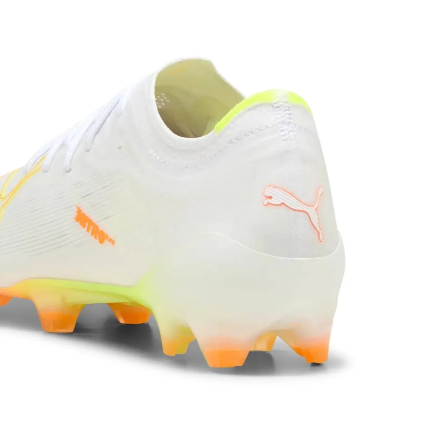 PUMA Ultra Nitro 7 Ultimate Gras Voetbalschoenen (FG) Wit Geel Oranje