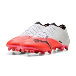 PUMA Ultra Nitro 7 Ultimate Gras Voetbalschoenen (FG) Wit Felrood Zwart