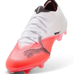 PUMA Ultra Nitro 7 Ultimate Gras Voetbalschoenen (FG) Wit Felrood Zwart