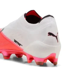 PUMA Ultra Nitro 7 Ultimate Veterloze Gras Voetbalschoenen (FG) Wit Felrood Zwart
