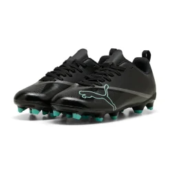 PUMA Ultra 7 Play Gras / Kunstgras Voetbalschoenen (MG) Kids Zwart Intense Mint