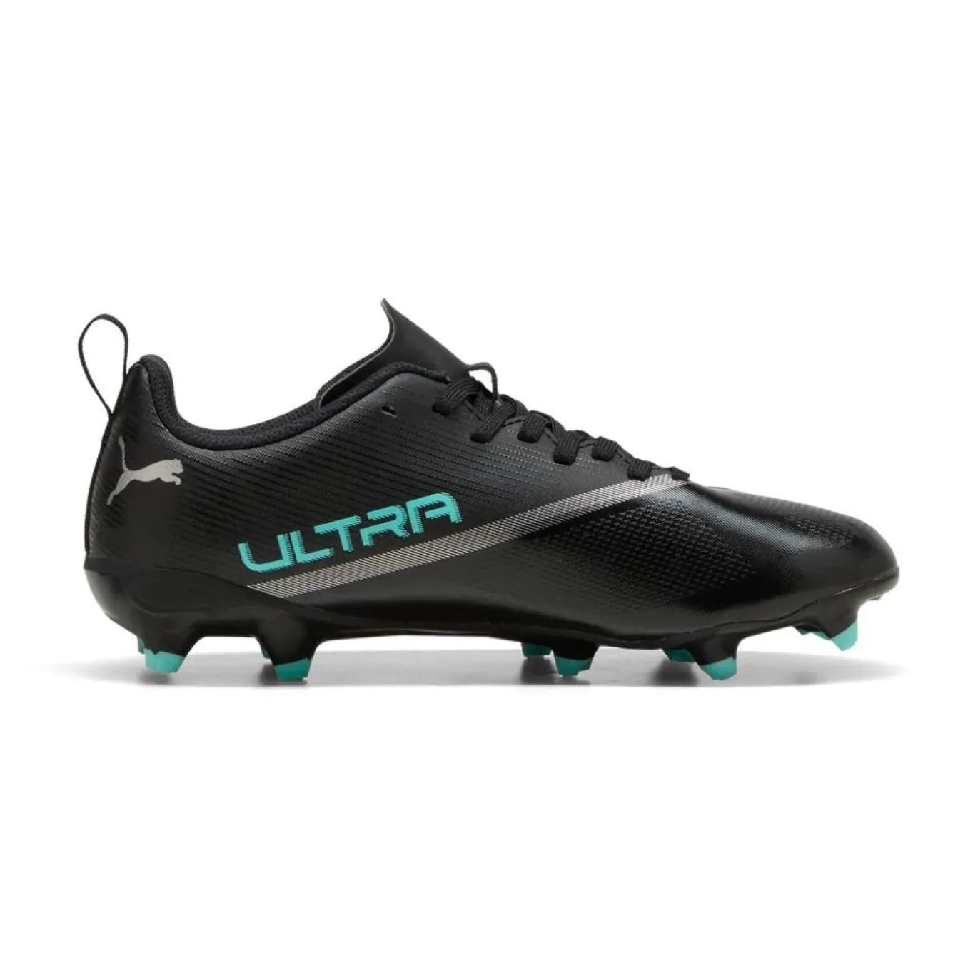 PUMA Ultra 7 Play Gras / Kunstgras Voetbalschoenen (MG) Kids Zwart Intense Mint