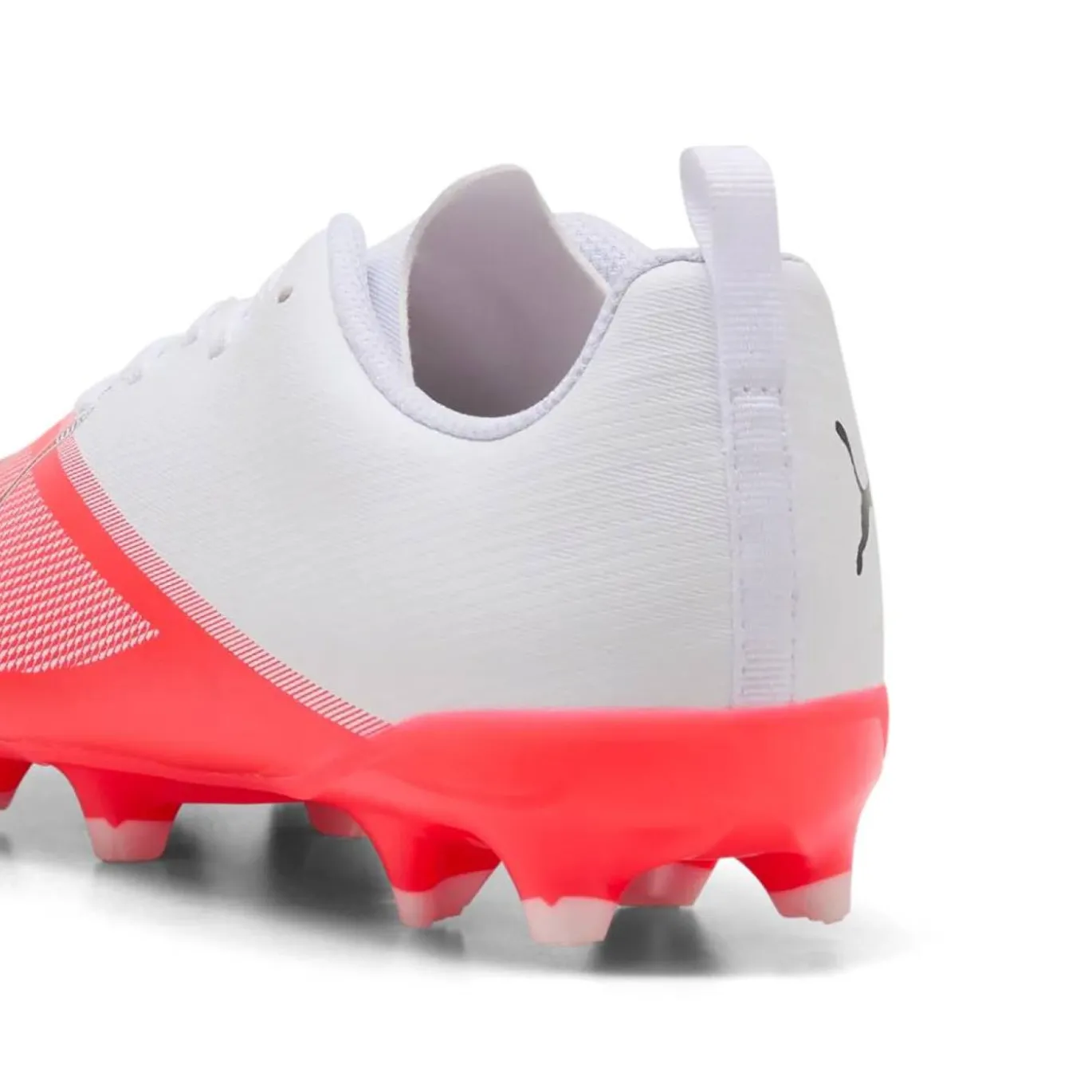 PUMA Ultra 7 Play Gras / Kunstgras Voetbalschoenen (MG) Kids Wit Felrood Zwart