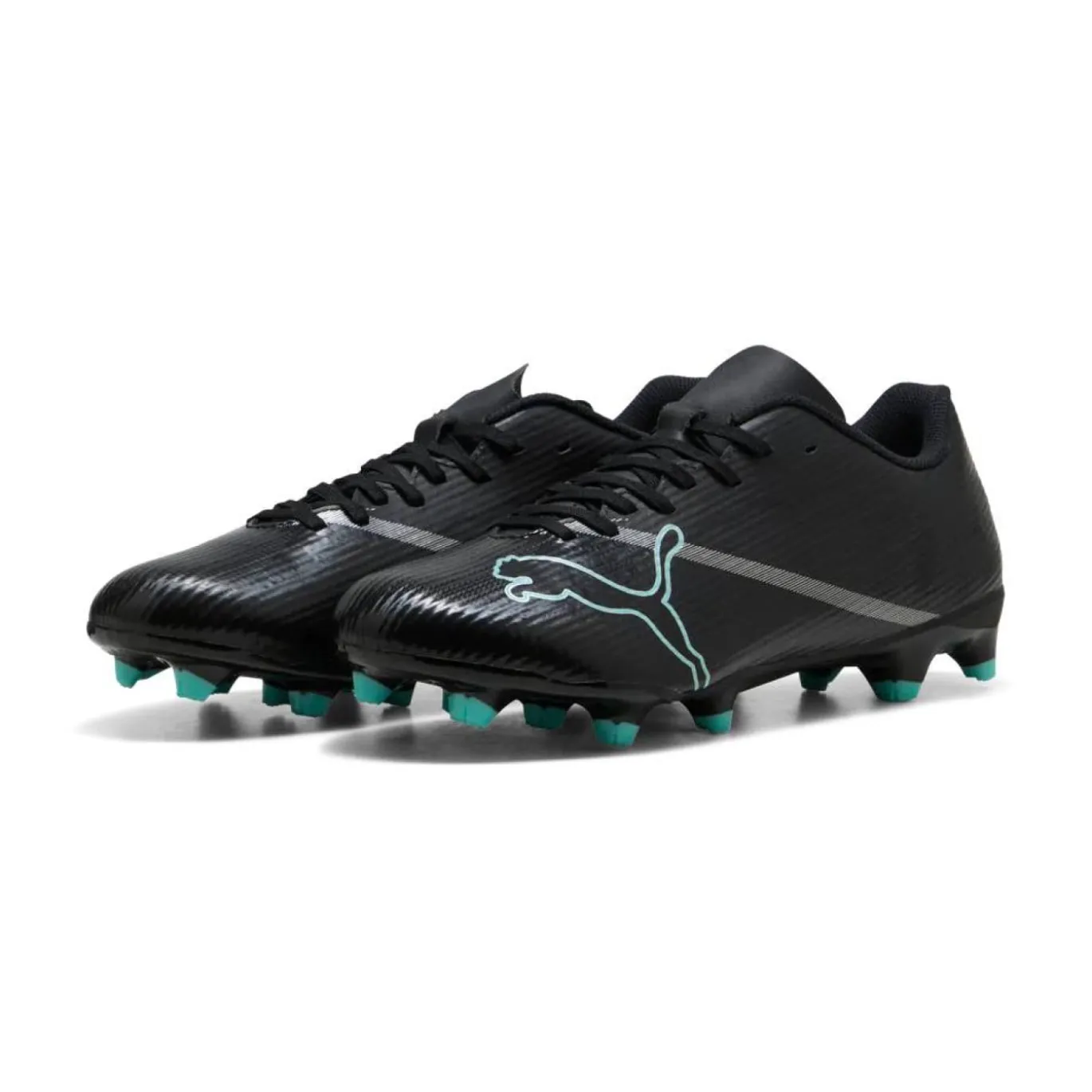 PUMA Ultra 7 Play Gras / Kunstgras Voetbalschoenen (MG) Zwart Intense Mint