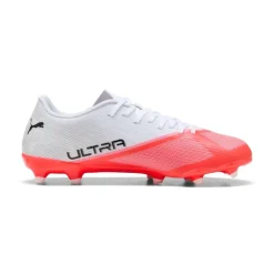 PUMA Ultra 7 Play Gras / Kunstgras Voetbalschoenen (MG) Wit Felrood Zwart
