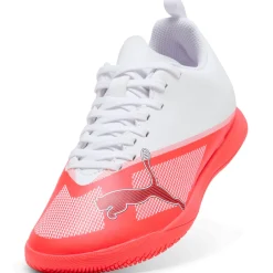 PUMA Ultra 7 Play Zaalvoetbalschoenen (IN) Kids Wit Felrood Zwart