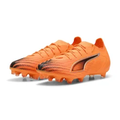 PUMA Ultra 6 Pro Gras / Kunstgras Voetbalschoenen (MG) Oranje Zwart Zilver