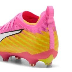 PUMA Ultra 6 Pro Gras / Kunstgras Voetbalschoenen (MG) Kids Felroze Blauw Geel
