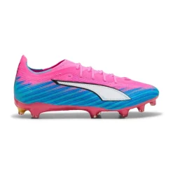 PUMA Ultra 6 Pro Gras / Kunstgras Voetbalschoenen (MG) Felroze Blauw Geel