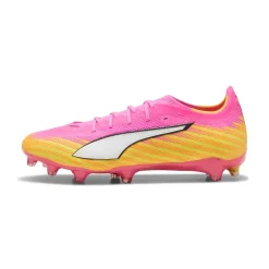 PUMA Ultra 6 Pro Gras / Kunstgras Voetbalschoenen (MG) Felroze Blauw Geel