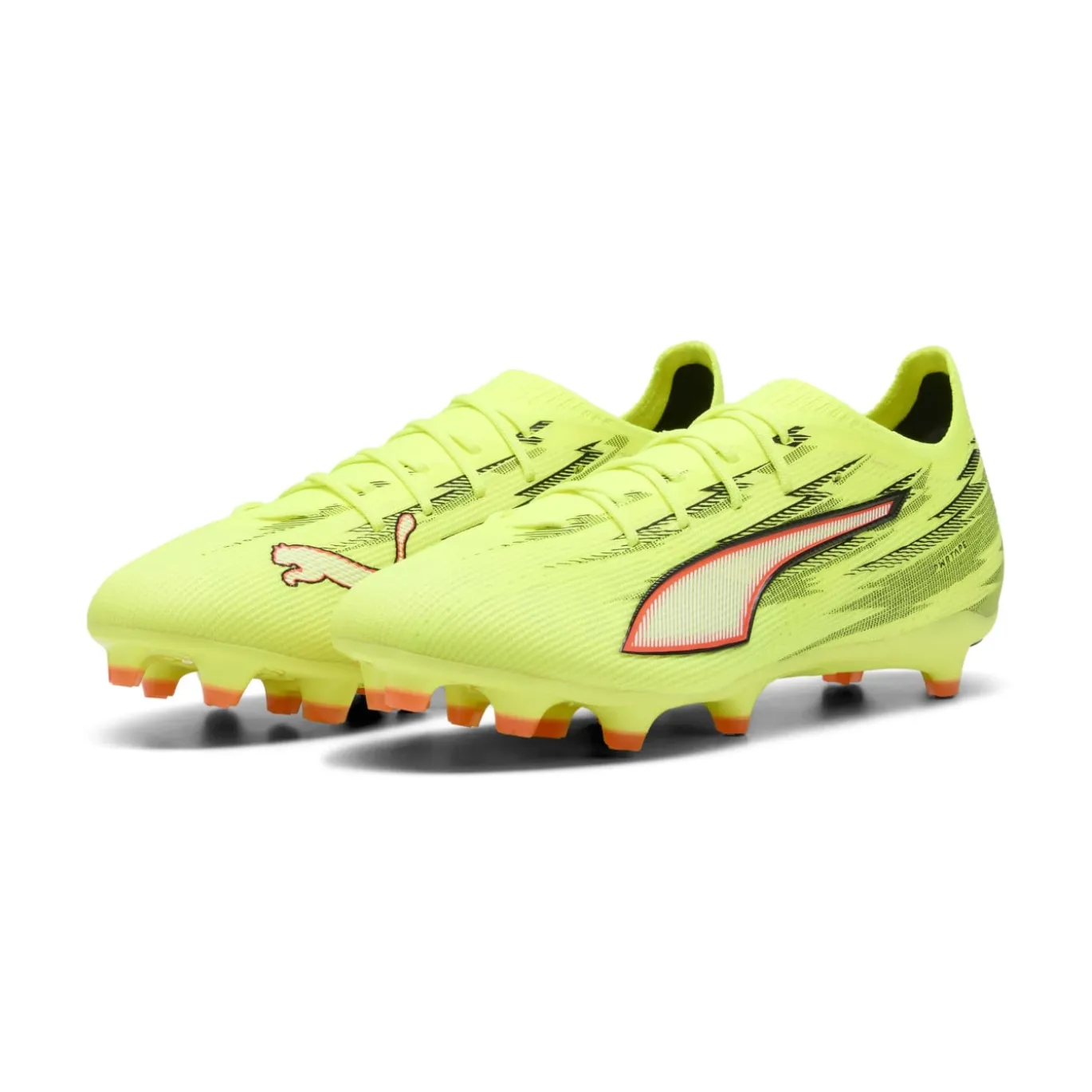 PUMA Ultra 6 Pro Gras / Kunstgras Voetbalschoenen (MG) Neongeel Rood Zwart
