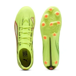 PUMA Ultra 6 Pro Gras / Kunstgras Voetbalschoenen (MG) Neongeel Rood Zwart