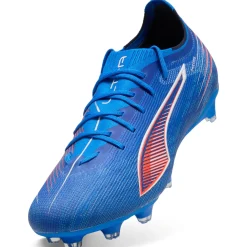 PUMA Ultra 6 Pro Gras / Kunstgras Voetbalschoenen (MG) Blauw Wit Felrood
