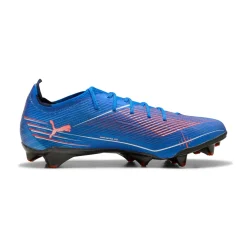 PUMA Ultra 6 Ultimate Carbon Gras Voetbalschoenen (FG) Dames Blauw Wit Felrood