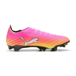 PUMA Ultra 6 Ultimate Carbon Gras Voetbalschoenen (FG) Felroze Blauw Geel