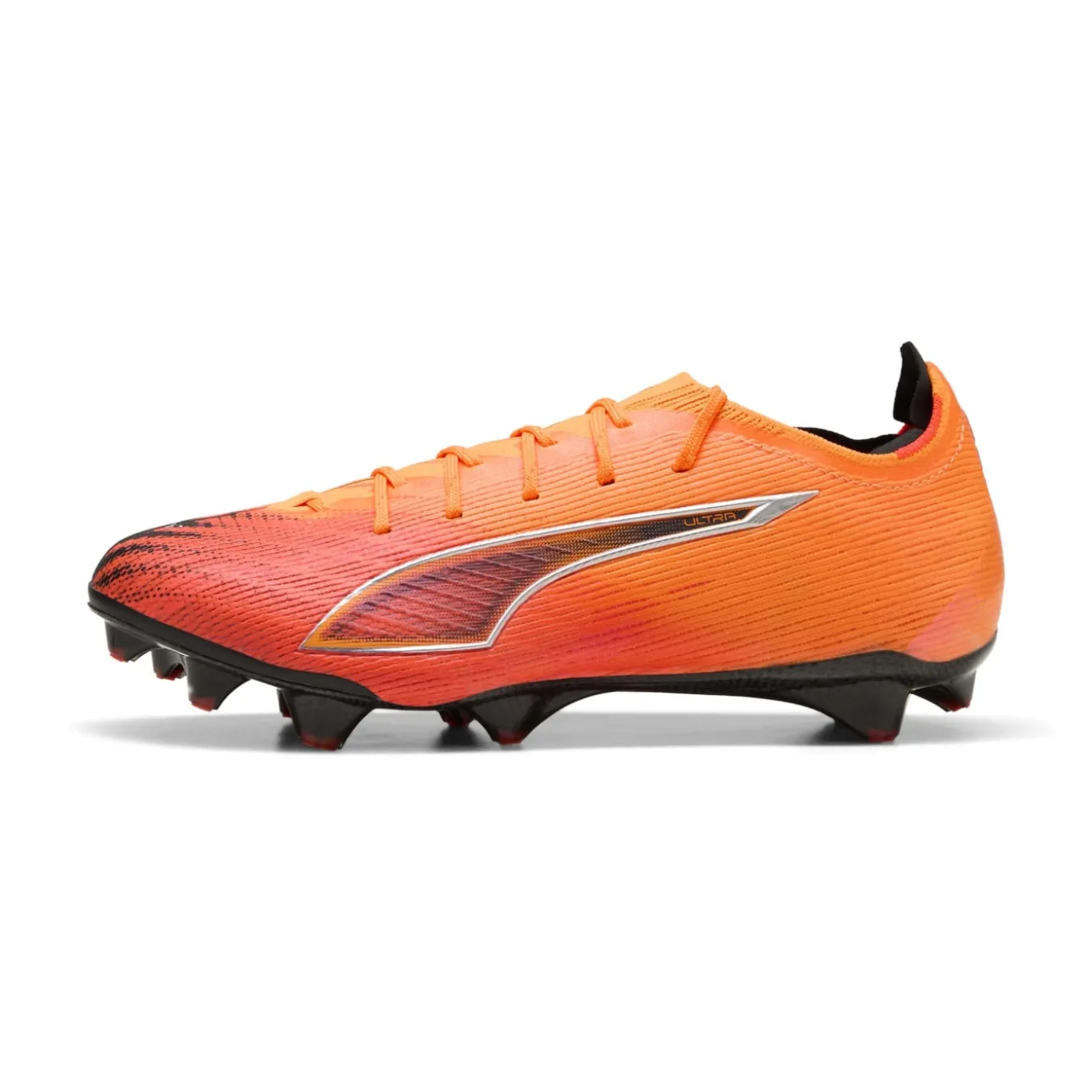 PUMA Ultra 6 Ultimate Carbon Gras Voetbalschoenen (FG) Dames Oranje Zwart Zilver