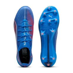 PUMA Ultra 6 Ultimate Gras Voetbalschoenen (FG) Blauw Wit Felrood
