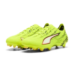 PUMA Ultra 6 Ultimate Gras Voetbalschoenen (FG) Neongeel Rood Zwart