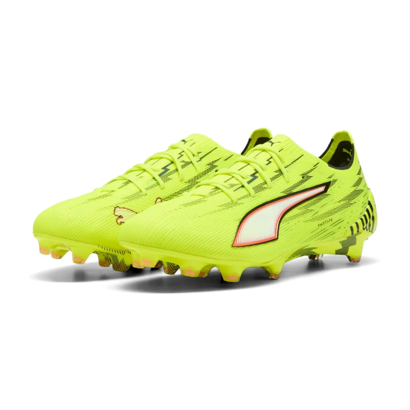 PUMA Ultra 6 Ultimate Gras Voetbalschoenen (FG) Neongeel Rood Zwart
