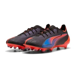 PUMA Ultra 6 Ultimate Relentless Gras Voetbalschoenen (FG) Zwart Rood Blauw