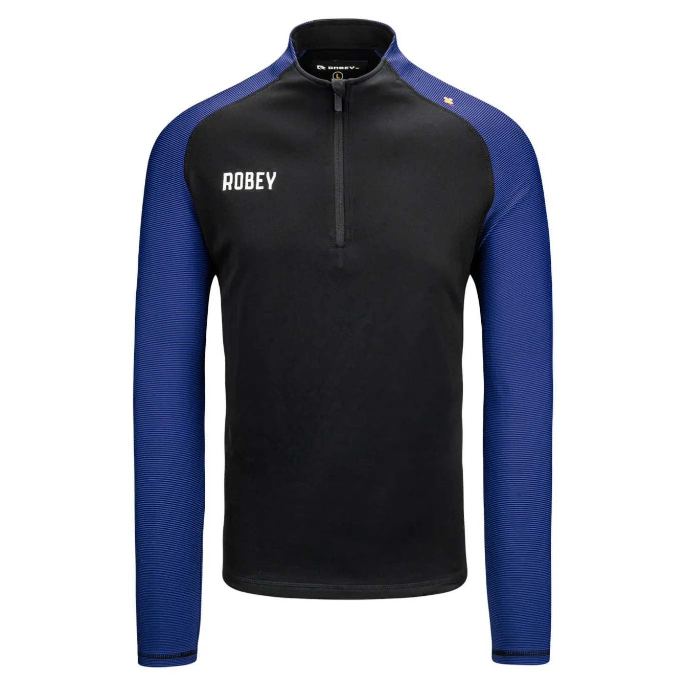 Robey Performance Half-Zip Trainingstrui Zwart Royal Blauw