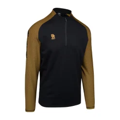 Robey Performance Half-Zip Trainingspak Kids Zwart Goud
