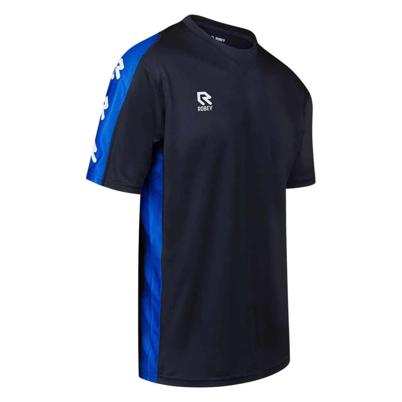 Robey Performance Trainingsshirt Kids Zwart Blauw
