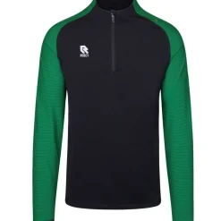 Robey Performance Trainingstrui 1/4-Zip Zwart Groen