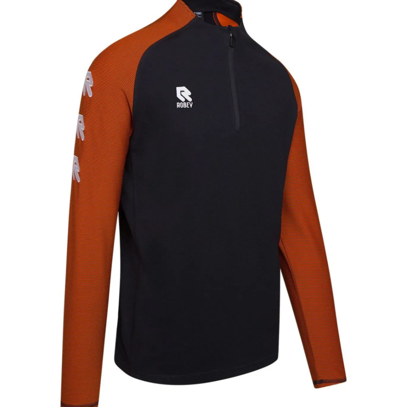 Robey Performance Trainingstrui 1/4-Zip Zwart Oranje