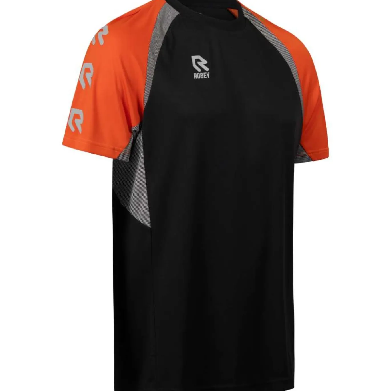 Robey Performance 2.0 Trainingsshirt Kids Zwart Oranje