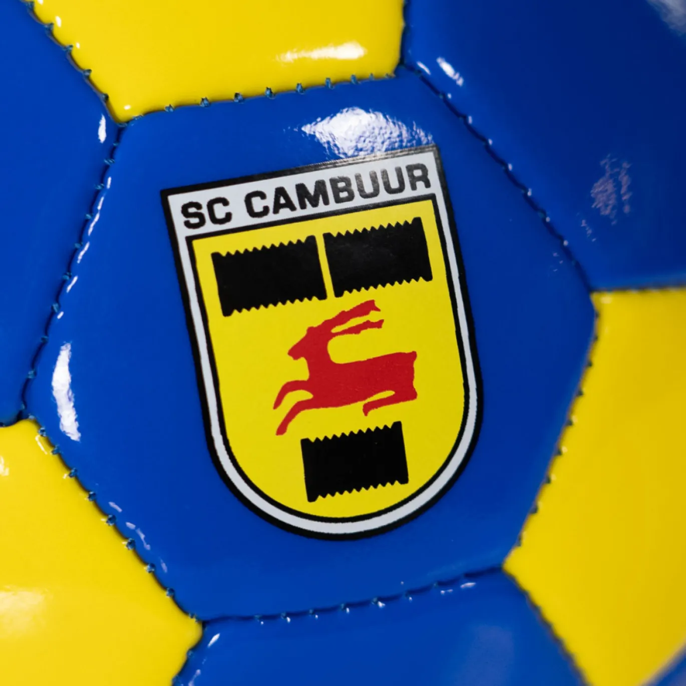 SC Cambuur Mini Voetbal Maat 1 Blauw Geel