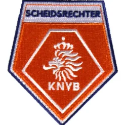 Scheidsrechters Badge Oranje Blauw